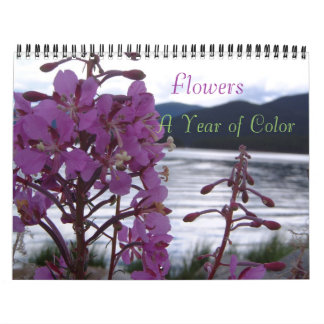 Blumen, ein Jahr der Farbe Kalender
