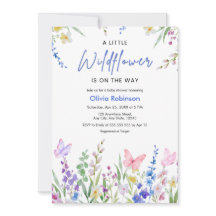 Blumen Eine kleine Wildblumen-Baby-Party
