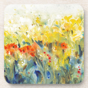 Blumen-Einfluss II Untersetzer