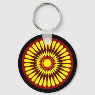 Blumen-Entwurf Keychain Schlüsselanhänger