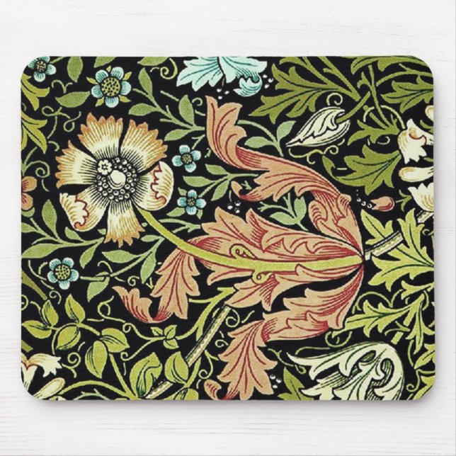 Blumen-Entwurf Mousepad Williams Morris (Vorne)