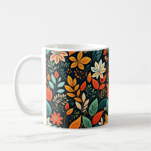Blumen Exotische Blumen Muster Kaffeetasse