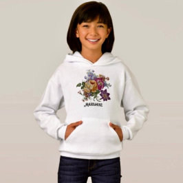 Blumen-Fantasie-Hoodie Hoodie