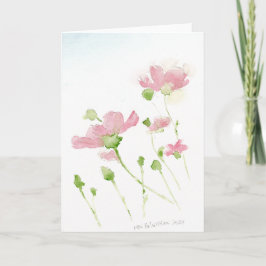 Blumen Feiertagskarte