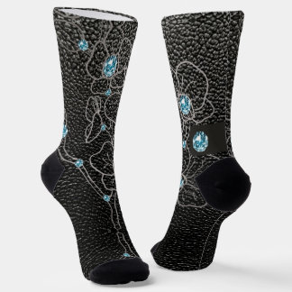 Blumen Felsen Socken