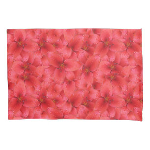 Blumen-Foto-rote Garten-Lilien Kissenbezug