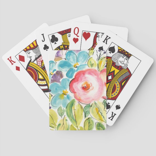 Blumen-Freude II Spielkarten (Rückseite)