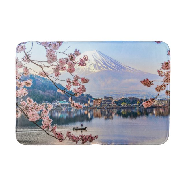 Blumen | Frühjahrskirsche blüht Japan Badematte (Vorderseite)