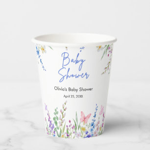 Blumen-Frühlings-Sommer-Wildblumen-Baby-Party Pappbecher