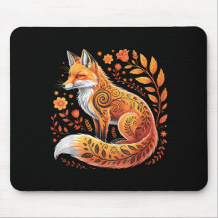 Blumen Fuchs Blumen Kunst Fuchs Im Herbst - Herbst Mousepad