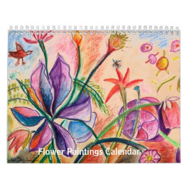 Blumen für das Jahr Kalender