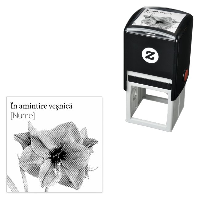 Blumen für immer permastempel (Beispiel)