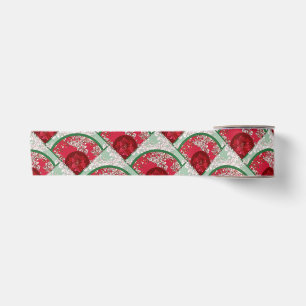 Blumen für Weihnachten Satinband