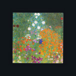 Blumen-Garten durch Vintages Blumen Gustav-Klimt Acryl Tablett<br><div class="desc">Bauerngarten/Vintage Kunst des Blumen-Gartens/des Hütten-Gartens gemalt im Jahre 1905 vom österreichischem Symbolist u. von Kunst Nouveau Künstler Gustav Klimt (1862-1918).  Kundengerechtes Acryl-Serviertablett der feinen Kunst.</div>