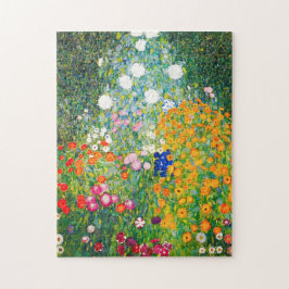 Blumen-Garten-Puzzlespiel Gustav Klimt