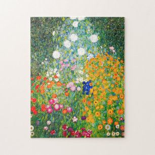 Blumen-Garten-Puzzlespiel Gustav Klimt