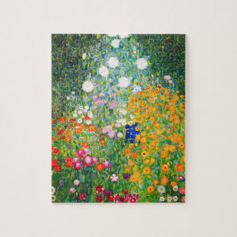 Blumen-Garten-Puzzlespiel Gustav Klimt