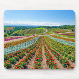 Blumen-Garten Shikisai kein Oka Blumen-Bauernhof Mousepad