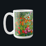 Blumen-Garten-Tasse Gustav Klimt Kaffeetasse<br><div class="desc">Blumen-Garten-Tasse Gustav Klimt. Ölmalerei auf Leinwand ab 1907. Abgeschlossen während seiner goldenen Phase, ist Blumen-Garten eine von Klimts berühmtesten Landschaftsmalereien. Die Sommerfarbexplosion weiter in dieser Arbeit mit einer schönen Mischung der orange, roten, lila, blauen, rosa und weißen Blüten. Ein großes Geschenk für Fans von Gustav Klimt, von Kunst nouveau, von...</div>