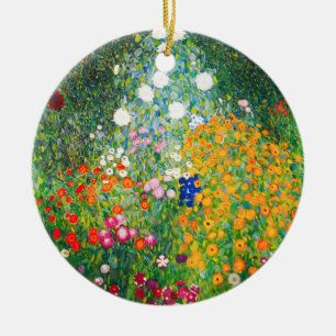 Blumen-Garten-Verzierung Gustav Klimt Keramikornament