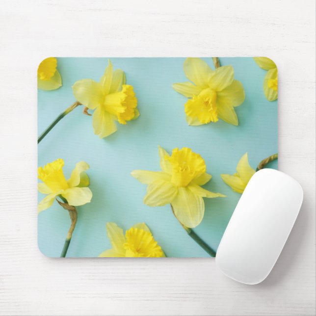 Blumen | Gelbe Daffodien Mousepad (Mit Mouse)