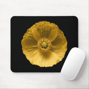 Blumen Gelber Mohn Mousepad