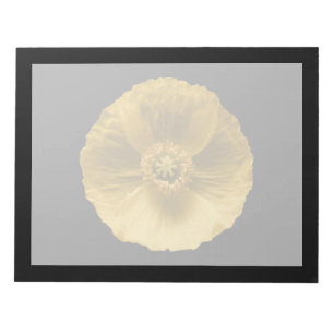 Blumen Gelber Mohn Notizblock