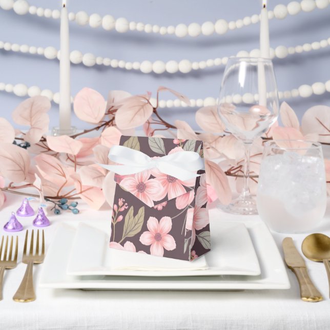 Blumen-Geschenktüte Geschenkschachtel (Hochzeit)