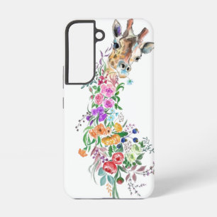 Blumen Giraffe Samsung Galaxy oder iPhone Hüllen Hülle