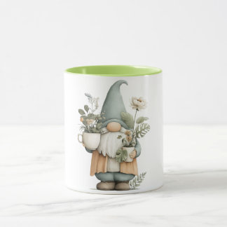 Blumen-Gnom-Kaffeetasse Tasse