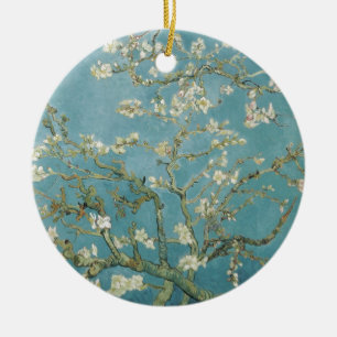 Blumen Gogh Zweige Mandelblüten Natur Keramikornament