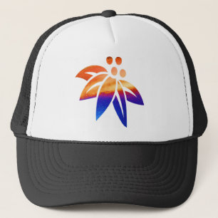 Blumen-Grafik-Hüte Truckerkappe