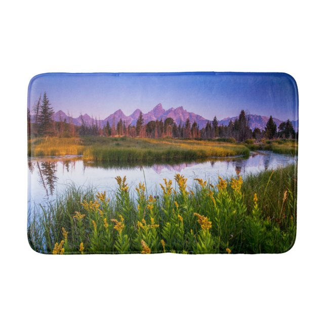 Blumen | Grand Teton National Park, Wyoming Badematte (Vorderseite)