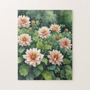 Blumen Grün Elegante Aquarellmalerei
