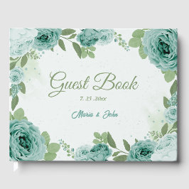 Blumen Grünpflanzen botanische Hochzeit Gästebuch