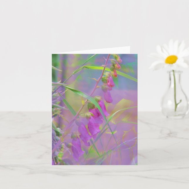 Blumen Grußkarte Karte (Kleine Pflanze)