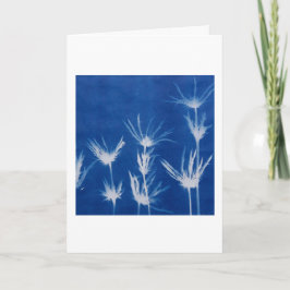 Blumen-Grußkarte mit leerem Innenraum  Karte