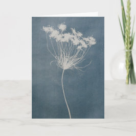 Blumen-Grußkarte mit leerem Innenraum  Karte