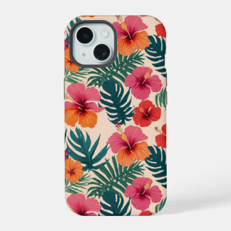 BLUMEN GUTE SCHWINGUNG iPhone 15 HÜLLE