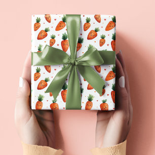 Blumen-Hasen im Vintage-Stil Oster-Verpackungspa Geschenkpapier