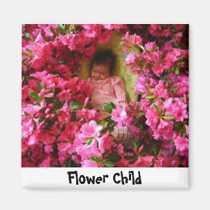Blumen im April, Blumen-Kind Magnet