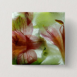 Blumen im Eis Button