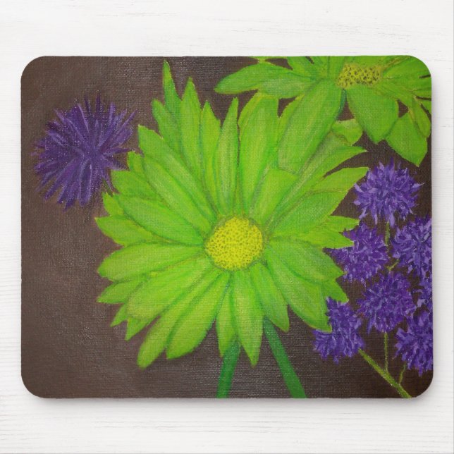 Blumen im Garten Mousepad (Vorne)