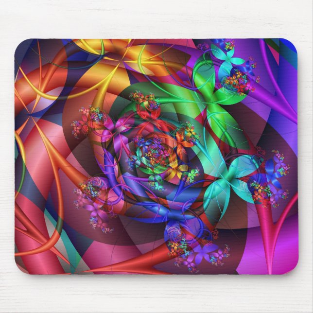 Blumen im Himmel Mousepad (Vorne)