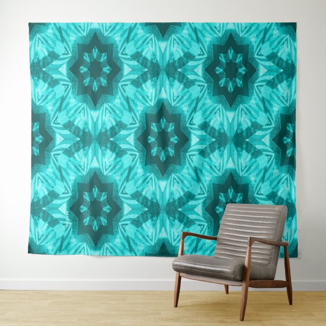 Blumen im Meer.... Wandteppich (Beispiel (Horizontal))