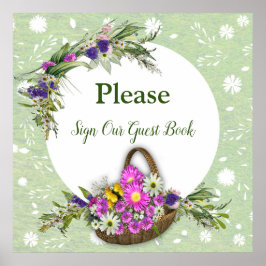 Blumen im Sommer Poster