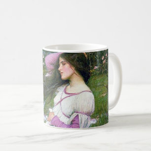 Blumen im Wind, John William Waterhouse Kaffeetasse