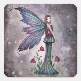 Blumen im Winter Feen Stickers