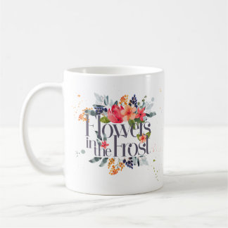 Blumen in der Frost Tasse für on-line-Lehrer