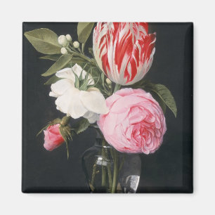 Blumen in einem Glasvase Magnet